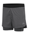 Newline 2in1 Short Running Damen Grau F2162 - grau