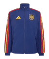 adidas RFEF Spanien Anthem Jacke Blau - blau
