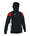 Joma Crew III Kapuzenjacke Schwarz