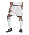 adidas Tiro 23 Match Short Weiss Schwarz - weiss