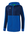 Erima Six Wings Kapuzenjacke Damen Blau