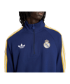 adidas Real Madrid Originals Zip Top Dunkelblau