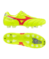 Mizuno Morelia II Made in Japan FG Dyna Gelb Rot Silber F45