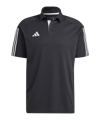 adidas Tiro 23 Competition Poloshirt Schwarz