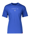Nike Paris Saint-Germain T90 Wordmark T-Shirt Blau F480 - blau