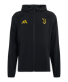adidas Juventus Turin Tiro Travel Windjacke Schwarz - schwarz