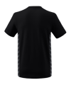 Erima Team Essential T-Shirt Kids Schwarz Grau - schwarz