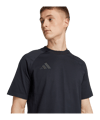adidas Tiro 25 Travel Trainingsshirt Schwarz - schwarz