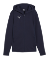 PUMA teamFINAL Casuals Kapuzenjacke Damen Blau F06 - dunkelblau