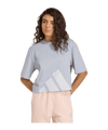 adidas Essentials Boyfriend T-Shirt Damen Grau