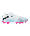 PUMA FUTURE 7 Match FG/AG Phenomenal Weiss Schwarz Pink F01 - weiss