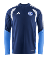 adidas FC Schalke 04 Team Training Zip Top Blau - blau