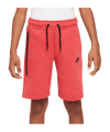 Nike Tech Fleece Short Kids Rot Schwarz F672 - rot
