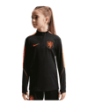 Nike KNVB Niederlande Strike Drilltop Kids Schwarz F010 - schwarz