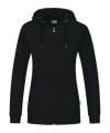 Jako Organic Kapuzenjacke Damen Schwarz F800 - schwarz