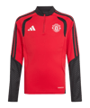 adidas Manchester United Tiro Sweatshirt Kids Rot - rot