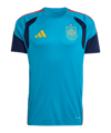 adidas Spanien Tiro Trainingsshirt Blau - blau
