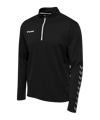 Hummel Authentic 1/2 Zip Sweatshirt Schwarz F2114 - schwarz