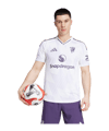 adidas Manchester United Authentic Trikot Away 2025/2026 Weiß - weiss