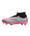 Nike Jr Air Zoom Mercurial Superfly IX Pro FG XXV Kids Silber Pink F060 - silber