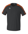 Erima Evo Star T-Shirt Schwarz Fschwarzorange - schwarz