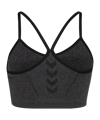 Hummel CI Seamless Scrunch Sport-BH Damen Schwarz F2508 - schwarz