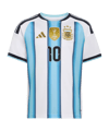 adidas Argentinien Messi Trikot Home WM 2026 Kids Weiß - weiss