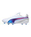 PUMA KING Ultimate FG/AG Formula Weiss Blau F02 - weiss