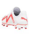 PUMA FUTURE Play FG/AG Breakthrough Jr Kids Weiss Rot Schwarz F01 - weiss