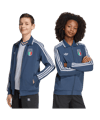 adidas Originals FIGC Italien Anthem Jacke Kids Blau - blau