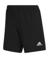 adidas Entrada 22 Short Damen Schwarz - schwarz