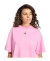 adidas 3 Stripes Studio T-Shirt Damen Rosa - rosa