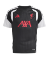 adidas FC Liverpool Tiro Trainingsshirt Kinder Schwarz - schwarz