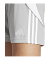adidas Tiro 24 Short Damen Grau Weiss - grau