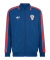 adidas Kroatien Anthem Jacke Blau - blau