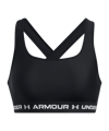 Under Armour Crossback Mid Sport-BH Damen Schwarz F006 - schwarz