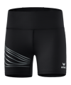 Erima Racing Short Leggings Damen Schwarz - schwarz