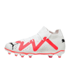 PUMA FUTURE Match FG/AG Breakthrough Jr Kids Weiss Rot Schwarz F01 - weiss