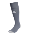 adidas Milano 23 Strumpfstutzen Grau Weiss Grau
