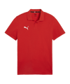 PUMA teamGOAL Casuals Poloshirt Rot F01