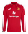 adidas Manchester United Trikot Langarm Home 2026/2027 Rot - rot