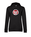 11teamsports Logo Hoody Damen Schwarz
