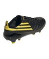 adidas F50 Elite Leather Adizero 2010 FG Schwarz - schwarz