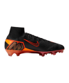 Nike Mercurial Air Zoom Superfly X Elite Lv8 FG Heat Up Schwarz F088 - schwarz