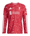 adidas FC Liverpool Authentic Trikot Langarm Home 2026/2027 Rot - rot