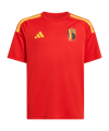 adidas KBVB Belgien Fan Trikot Home WM 2026 Kids Rot - rot