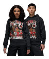 Jordan Flight Fleece Graphic Hoody Schwarz F045 - schwarz