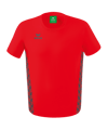 Erima Team Essential T-Shirt Rot Grau - rot