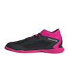 adidas Predator Accuracy.3 IN Halle Own Your Football Kids Schwarz Weiss Pink - schwarz