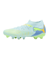 PUMA FUTURE 9 Match FG/AG Light Up Damen Gelb F01 - blau